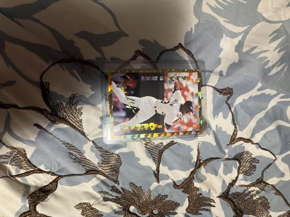 Michael Jordan Chicago White Sox Rookie of the Year Baseball Card